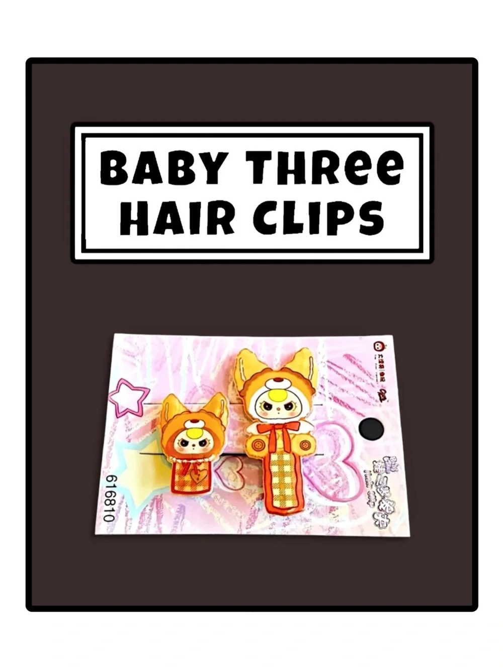 Baby Three Hair Clips